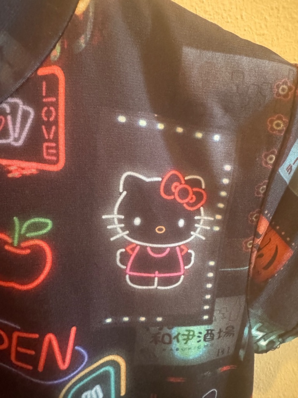 DOLLS KILL X HELLO KITTY. PIXEL CITY MINI DRESS. Large - Picture 4 of 6